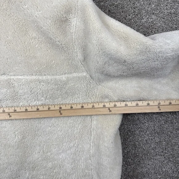 LL Bean Hi-Pile Fleece Pullover Snap Women's XL Jacket Cream - Picture 4 of 7